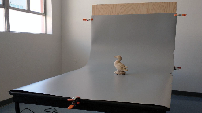 Table with Duck